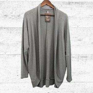 My Story Grey Open-Front Cardigan